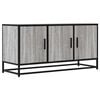 vidaXL Dulap TV gri sonoma, 100x35x50 cm lemn prelucrat și metal