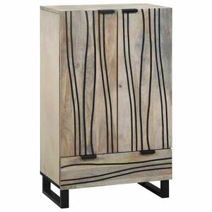 vidaXL Dulapuri și suporturi pentru stocarea media Alb și negru