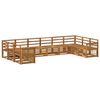 vidaXL Set de canapele de exterior 7 buc. natural Lemn Solid de Acacia