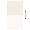 vidaXL Jaluzea cu rolă opaca Ivoar 135x210 cm lățime material 131,6 cm