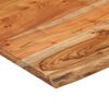 vidaXL Blat birou 80x80x3,8 cm, pătrat, lemn masiv acacia margine vie