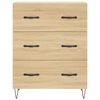 vidaXL Dulap înalt, stejar sonoma, 69,5x34x180 cm, lemn compozit
