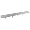 vidaXL Margine pentru gazon 10 buc. 100 x 12 cm Stainless Steel