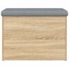 vidaXL Bancă de depozitare din stejar Sonoma, 62x42x45 cm, lemn stratificat