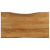 vidaXL Blat masă cu margini, 100x60x3,8 cm, lemn masiv mango