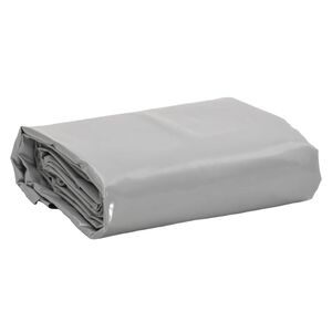vidaXL Prelată, gri, 3x3 m, 650 g/m&sup2;