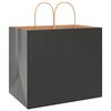vidaXL Saci de h&acirc;rtie 50 buc cu m&acirc;nere negre 32x22x28 cm