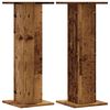 vidaXL Noptiere, 2 buc., lemn vechi, 30x30x80 cm, lemn prelucrat