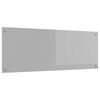 vidaXL Panou de bucătărie Gri deschis 110 x 40 cm sticlă securizată
