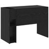 vidaXL Birou Stejar Negru 109 x 50 x 78 cm Lemn compozit