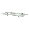 vidaXL Rafturi suspendate, 2 buc., 60 x 20 cm, sticlă, 8 mm
