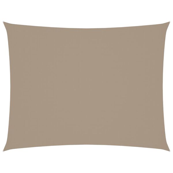 vidaXL Parasolar, gri taupe, 2x3 m, țesătură oxford, dreptunghiular