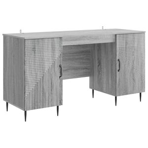 vidaXL Birou Sonoma gri 142,5 x 50 x 75 cm Lemn prelucrat