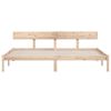 vidaXL Cadru de pat fără saltea, 200x200 cm, lemn masiv