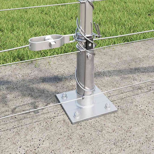 vidaXL Stâlp de gard. Galvanizat 100 x 0,8 m Oțel