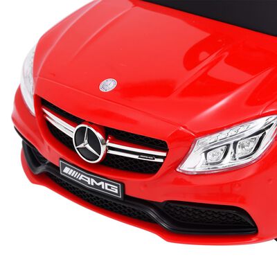vidaXL Mașinuță cu împingere Mercedes-Benz C63, roșu