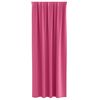 vidaXL Perdele Opaque cu Inel 2 pcs Roz Aprins 260 x 140 cm Poliester