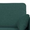vidaXL Canapea 2 pcs Verde &icirc;nchis 158 x 78 x 80 cm țesătură