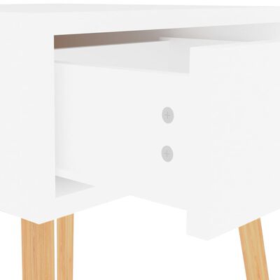 vidaXL Noptieră, alb extralucios, 40x40x56 cm, lemn prelucrat
