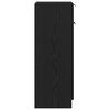 vidaXL Dulap de Baie cu ușă Stejar negru 32 x 34 x 90 cm Lemn compozit