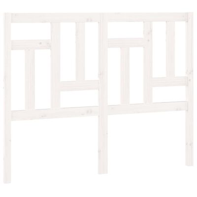 vidaXL Tăblie de pat, alb, 145,5x4x100 cm, lemn masiv de pin