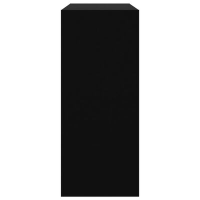 vidaXL Bibliotecă/Separator cameră, negru, 80x30x72 cm