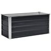 vidaXL Strat &icirc;nălțat de grădină antracit 100x40x45 cm oțel galvanizat