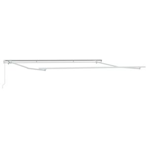 vidaXL Cadru de copertină Alb 400 &times; 300 cm Aluminiu