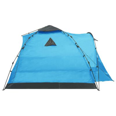 vidaXL Cort de camping tip pop-up, 3 persoane, albastru