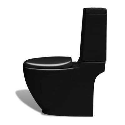 Set Toaletă și Bideu Ceramică Negru