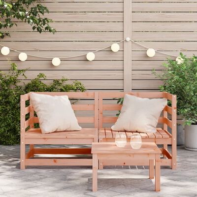 vidaXL Canapele de colț de grădină, 2 buc., 70x70x67 cm lemn douglas