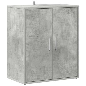vidaXL Pantofar, gri beton, 60x35x70 cm, PAL