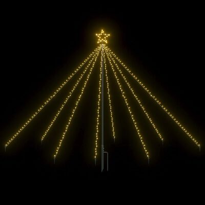 vidaXL Cascadă lumini pom Crăciun 2,5 m interior/exterior 400 leduri