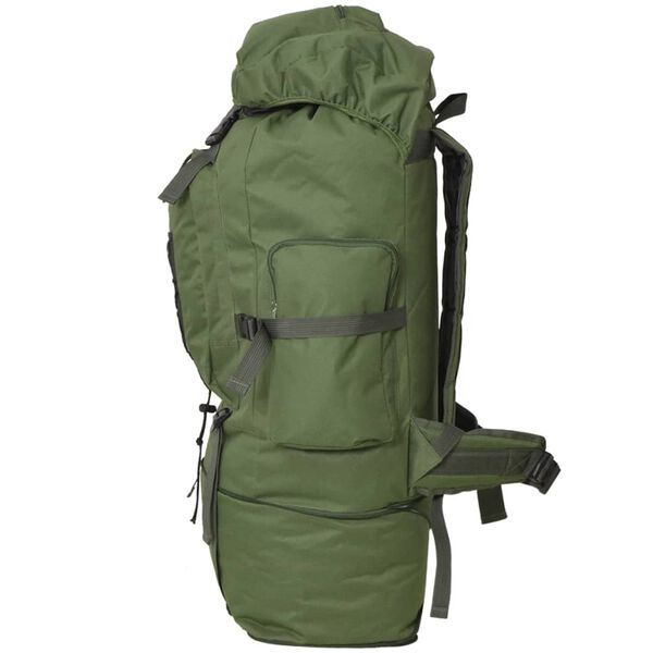 vidaXL Rucsac în stil militar, XXL, 100 L, verde