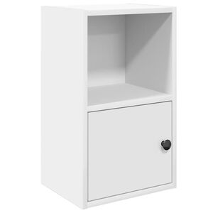 vidaXL Bibliotecă, alb, 31x24x52 cm, lemn prelucrat