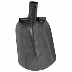 vidaXL Cap de lopată Argintiu 33 x 21 cm Oțel vopsit electrostatic