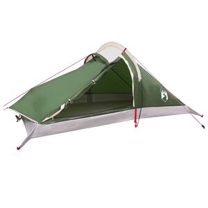 vidaXL Cort de backpacking 4 persoană Verde