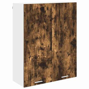 vidaXL Dulap suspendat Stejar fumuriu 80 x 31 x 100 cm Lemn compozit