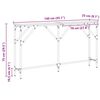 vidaXL Masă de consolă stejar artizanal 140 x 23 x 75 cm