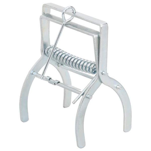 vidaXL Capcane pentru c&acirc;rtițe, 4 buc., argintiu, oțel galvanizat