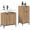 vidaXL Set de mobilier pentru baie cu sertar 2 pcs Stejar Artizanal