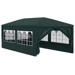 vidaXL Cort pentru petrecere, verde, 3 x 6 m
