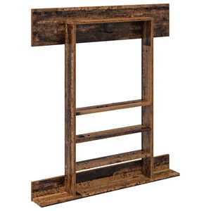 vidaXL Suport pentru tacuri de biliard Lemn prelucrat 93 x 12 x 103 cm