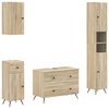 vidaXL Set de dulapuri pentru baie, 4 piese BREDA Stejar Sonoma