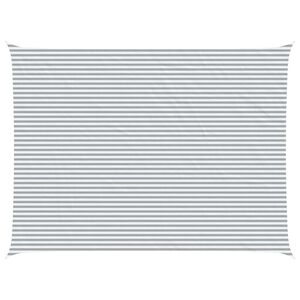 vidaXL P&acirc;nză de umbră Gri deschis și alb. 8 x 6 m