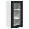 vidaXL Dulap de bucătărie 2 pcs Negru 40 x 31 x 80 cm Lemn compozit