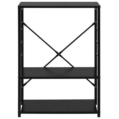 vidaXL Dulap cuptor microunde, negru, 60x39,6x79,5 cm, lemn prelucrat