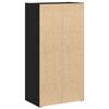vidaXL Bibliotecă Stejar negru 40x24x77 cm Lemn prelucrat