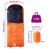 vidaXL Sac de dormit pentru adulți de camping, 3-4 anotimpuri
