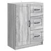 vidaXL Bufet cu sertar Sonoma gri 66 x 34,5 x 87 cm Lemn prelucrat